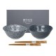 Set Ciotole Nere Tokyo Design